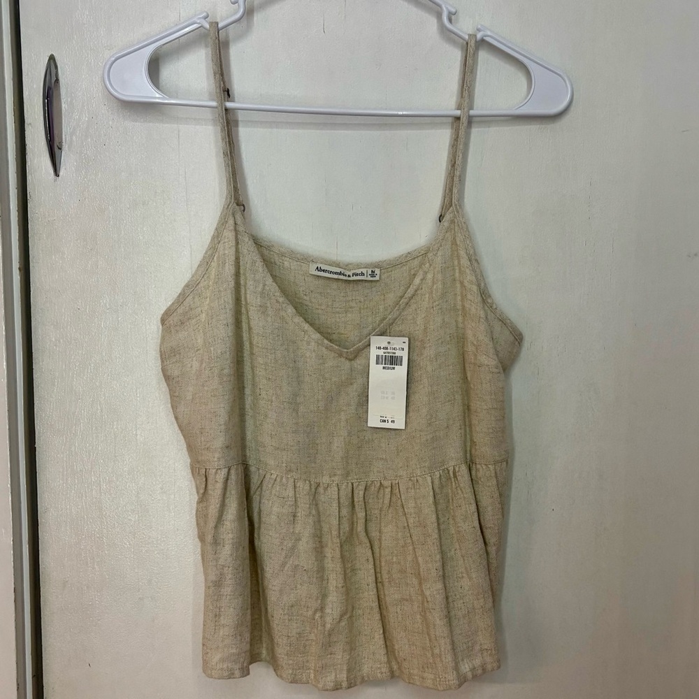 *NWT* Abercrombie & Fitch Cream Camisole Top